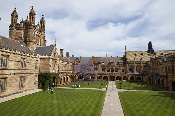 悉尼大学校园全景图图片